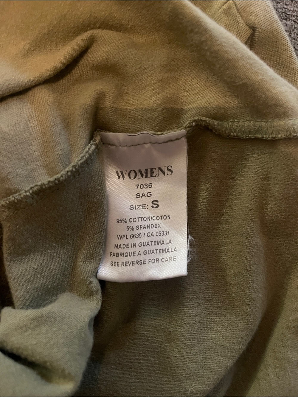 Woolrich Women's Crewneck Top in Olive - Picture 6 of 8